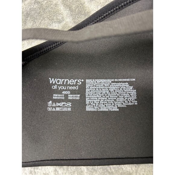 Black Warners all you need 40DD Bra Wireless - Picture 4 of 5